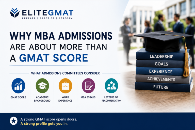 Why MBA Admissions Are About More Than Just a GMAT Score