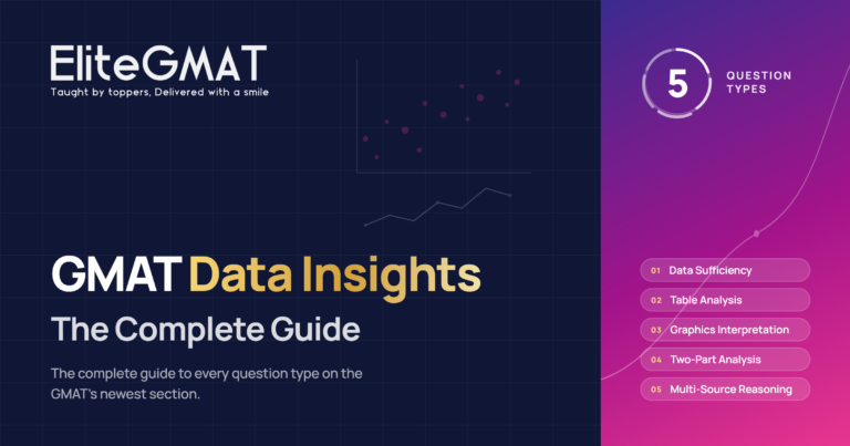 GMAT Data Insights complete guide banner, EliteGMAT